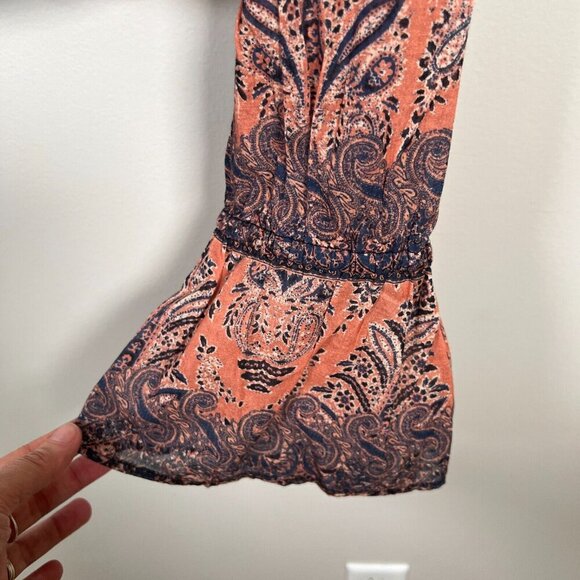 Free People Memphis Canyon Crop Top‎ Size Large Boho Peasant Poet Festival - Picture 9 of 13